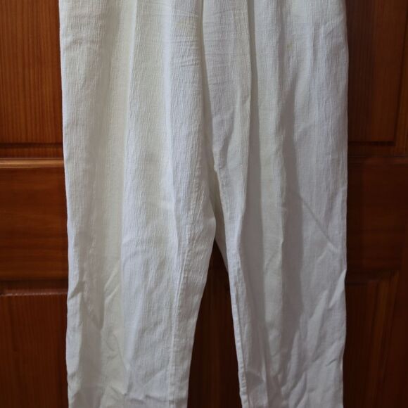 Republic Blues Vintage Wide Leg Pull-On Pants Vacation Chic Summer Pants - Picture 6 of 10